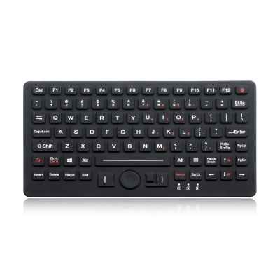 Промышленная панельная клавиатура с подсветкой K-TEK-M284-FN-BL-IL-OEM-US/RU-USB