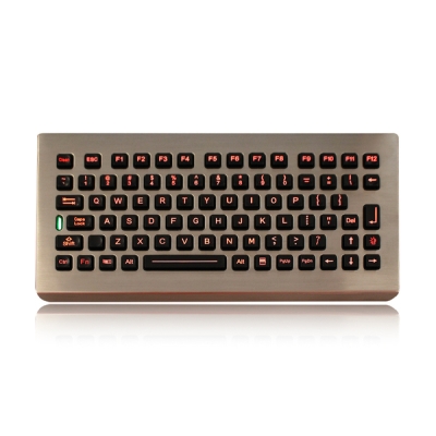 Промышленная антивандальная настольная клавиатура K-TEK-M298-FN-BL-DT-US/RU-USB