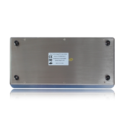 Промышленная антивандальная настольная клавиатура K-TEK-M298-FN-BL-DT-US/RU-USB