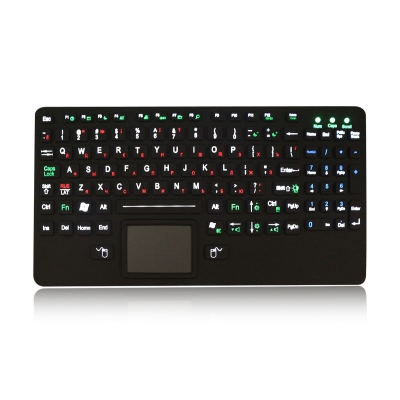 Промышленная панельная клавиатура с тачпадом и подсветкой