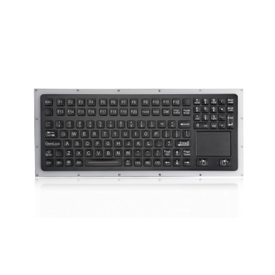 Промышленная антивандальная панельная клавиатура с тачпадом и подсветкой K-TEK-M360TP-KP-FN-BT-DWP-BL-US/RU-USB