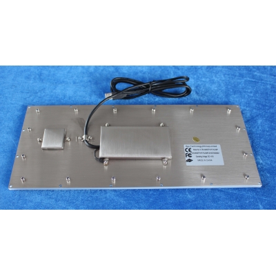 Промышленная антивандальная панельная клавиатура с тачпадом K-TEK-M360TP-KP-FN-DWP-US/RU-USB