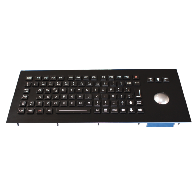 Промышленная антивандальная панельная клавиатура с трекболом и подсветкой K-TEK-M361-OTB-FN-BL-BT-DWP-US/RU-USB