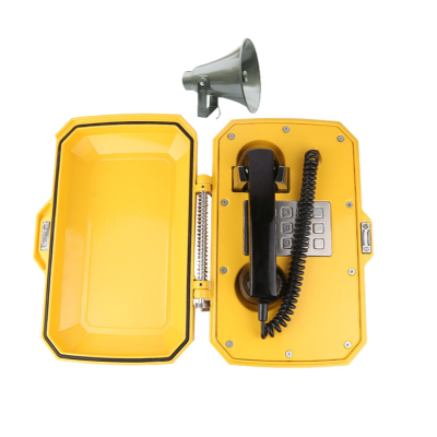 Промышленный всепогодный аналоговый телефон с рупором