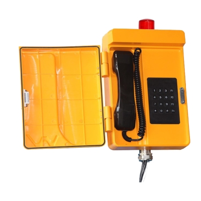 Промышленный всепогодный аналоговый телефон с фонарем TALK-1204-L