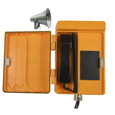 Промышленный всепогодный аналоговый телефон с рупором