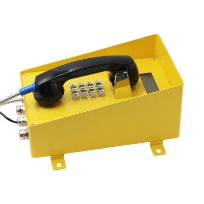 Промышленный антивандальный аналоговый телефон с дисплеем TALK-1116-D