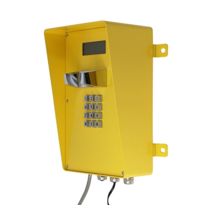 Промышленный антивандальный аналоговый телефон с дисплеем TALK-1116-D