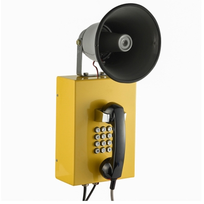 Промышленный всепогодный аналоговый телефон с рупором