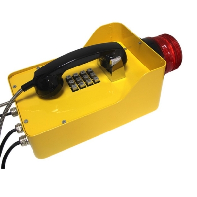 Промышленный всепогодный аналоговый телефон с фонарем TALK-1210
