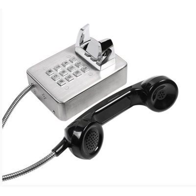 Промышленный миниатюрный антивандальный аналоговый телефон TALK-4032