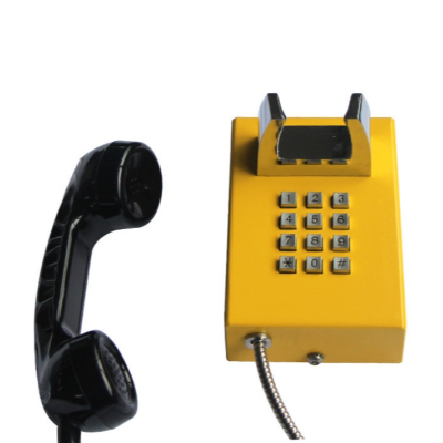 Промышленный миниатюрный антивандальный аналоговый телефон