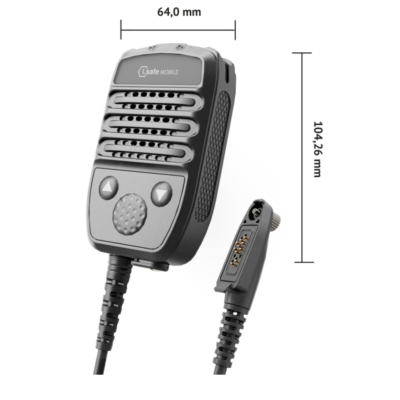 Взрывозащищённый выносной проводной микрофон с динамиком IS-RSM3A.1