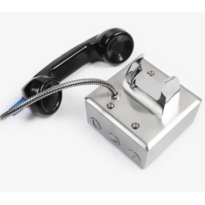 Миниатюрный антивандальный аналоговый телефон прямой связи TALK-4023