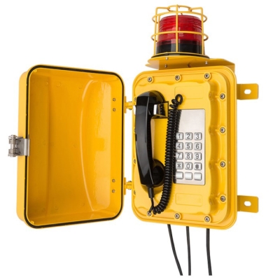 Промышленный всепогодный IP-телефон с рупором и фонарем TALK-3803
