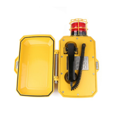 Промышленный всепогодный IP-телефон с фонарем