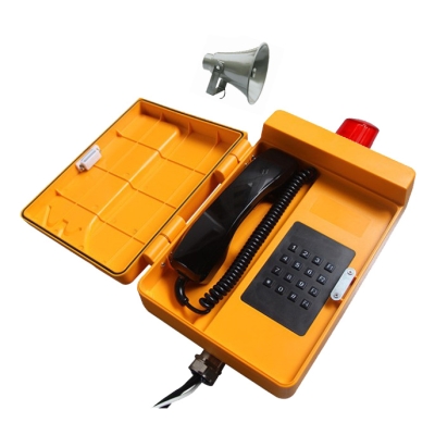 Промышленный всепогодный IP-телефон с рупором и фонарем TALK-3805-L