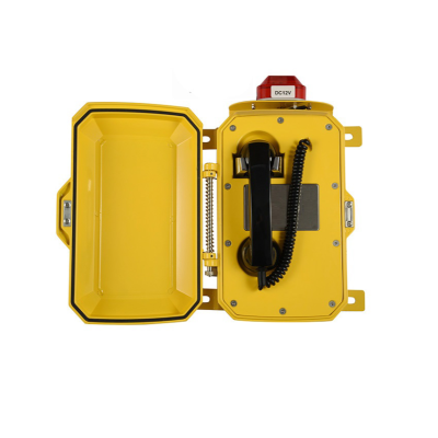 Промышленный всепогодный IP-телефон прямого вызова с фонарем