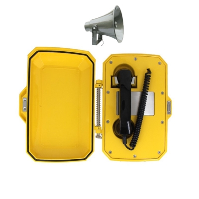 Промышленный всепогодный IP-телефон прямого вызова с рупором