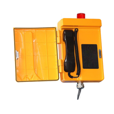 Промышленный всепогодный IP-телефон прямого вызова с фонарем