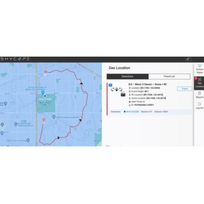 Радар-детектор для обнаружения БПЛА SkyTracker