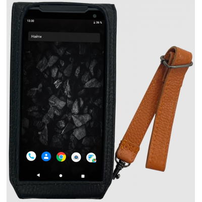 Кожаный чехол для взрывозащищенного смартфона ТСД MIG S6 Ex