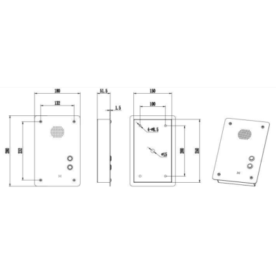 Промышленное переговорное устройство экстренного вызова TALK-6309