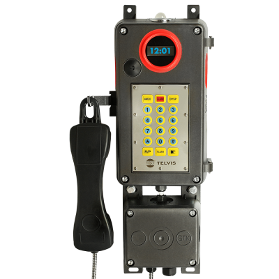 Искробезопасный телефон-сигнализатор с ЖК-дисплеем