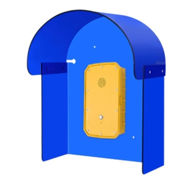 Шумоизолирующая полукабина для уличных телефонов