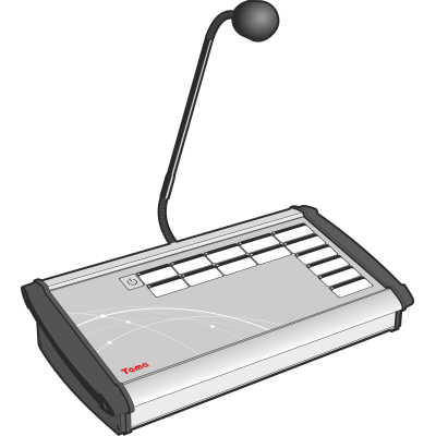 M142.25-220-M51 Цифровой настольный диспетчерский пульт громкоговорящей IP-связи промышленного исполнения