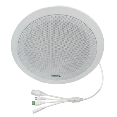Потолочный активный IP-громкоговоритель с микрофоном