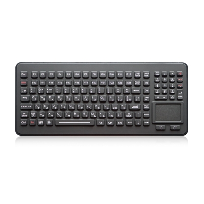 Промышленная силиконовая панельная клавиатура с тачпадом и подсветкой