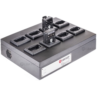 Станция зарядки и передачи данных на 8 слотов