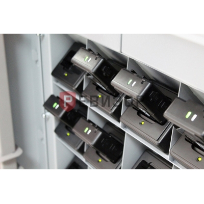 Терминал зарядки, сбора и хранения данных на 24 слота РЕВИЗОР Т24 HDD