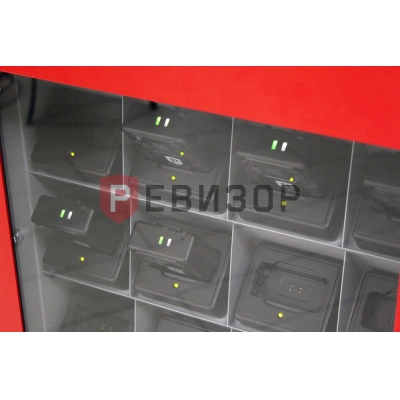 Терминал зарядки, сбора и хранения данных на 28 слотов РЕВИЗОР Т28 HDD