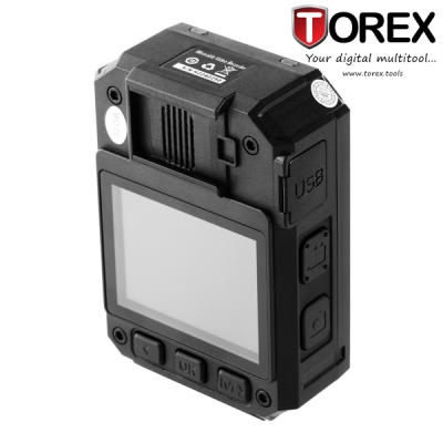 Нагрудный видеорегистратор с дисплеем и GPS Cam X8A