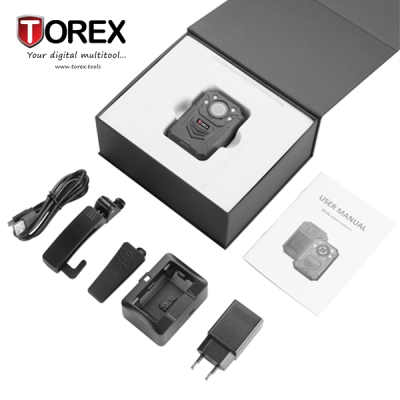 Нагрудный видеорегистратор с дисплеем и GPS Cam X8A